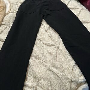 Black High-Waisted Pants